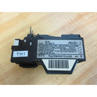 Fuji Electric TR-ON3 Overload Relay TR-0N3 0.95-1.45A - Used