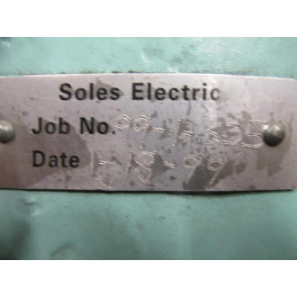 Warner Electric 444171750113 Motor 50HP 1750RPM Job 99-1-635 - Refurbished