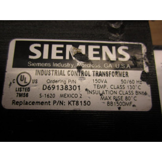 Siemens KT8150 Transformer Cracked Housing - New No Box