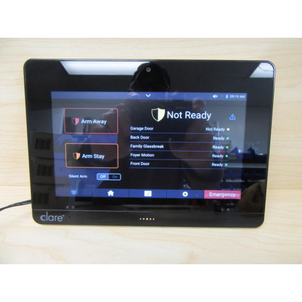 Clare One CLR-C1-PNL1 Alarm System Panel Requires Factory Reset - New No Box