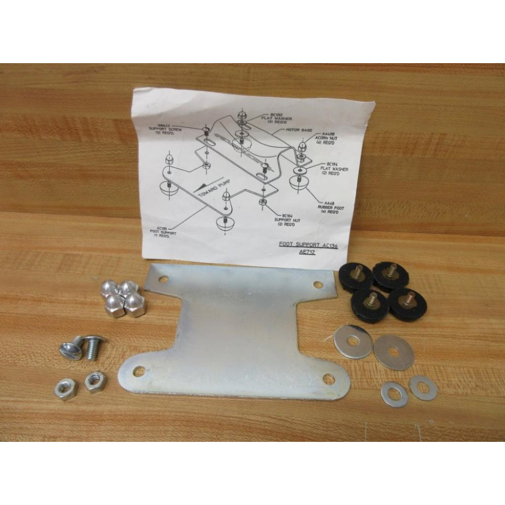 Gast AC136 Foot Support Assembly - New No Box