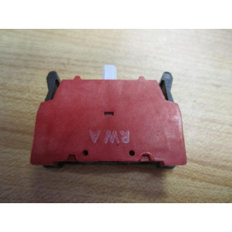 Allen Bradley 800E-3X01 Contact Block D5-3X01 BlackRed - New No Box