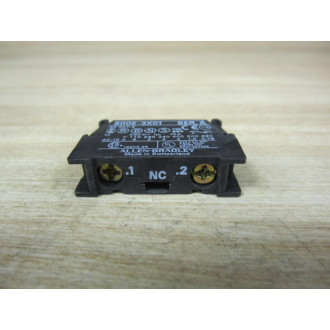 Allen Bradley 800E-3X01 Contact Block D5-3X01 Black - New No Box