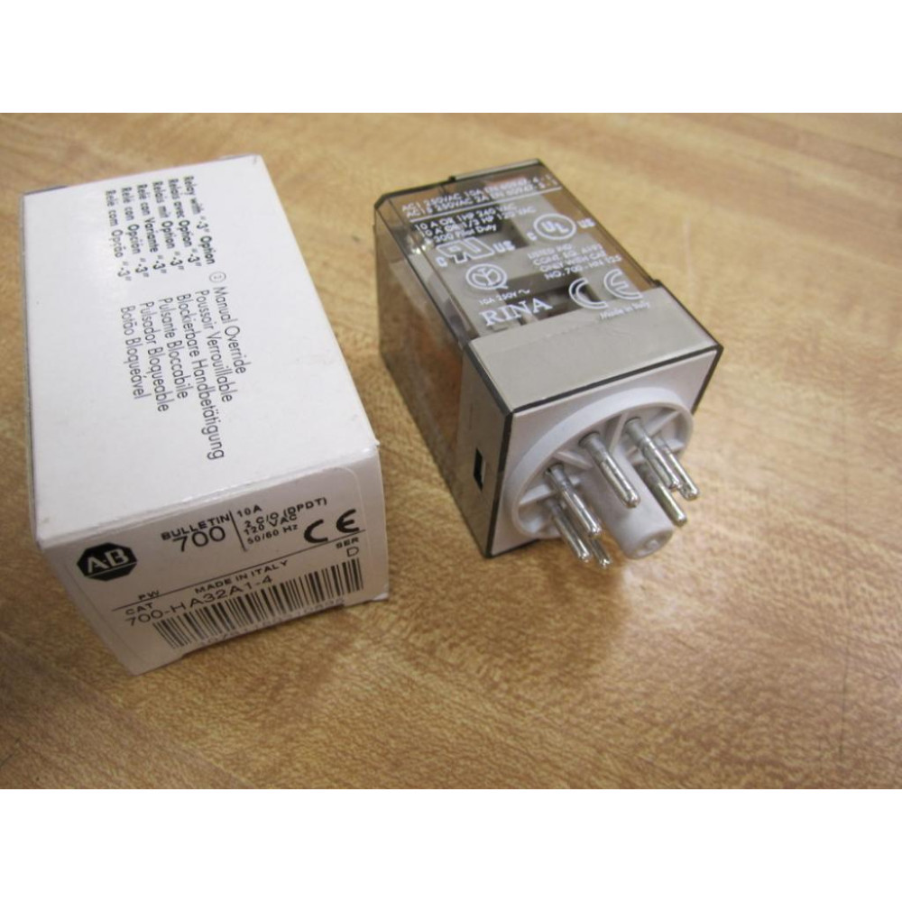Allen Bradley 700-HA32A1-4-120V AC Relay 700-HA32A1-4-120VAC Series D