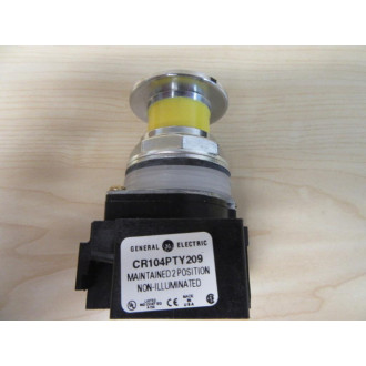 General Electric CR104PTY209 Pushbutton Yellow