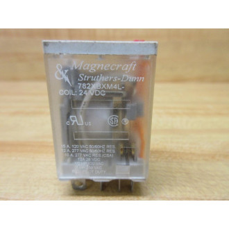 Magnecraft Struthers Dunn 782XBXM4L-24VDC Relay 782XBXM4L24VDC - Used