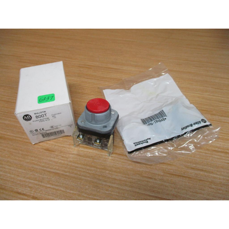 Allen Bradley 800T-A6D2 Push Button 800TA6D2 Ser. T, 800T-XD2