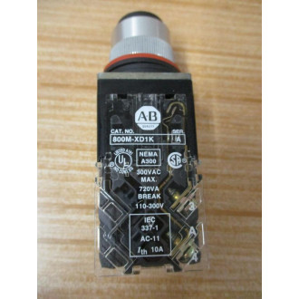 Allen Bradley 800MR-B2D1K Push Button 800MRB2D1K Ser. C