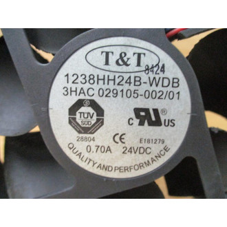 T&T 1238HH24B-WDB Axial Fan 1238HH24BWDB - Used