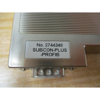 Phoenix Contact SUBCON-PLUS-PROFIB D-Sub Connector 2744348 - New No Box