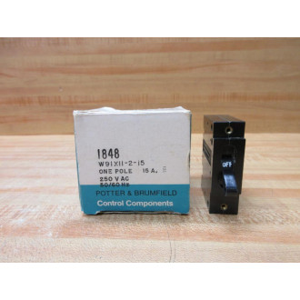 Tyco W91-X112-15 Potter & Brumfield 15A Breaker