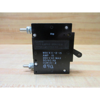 Tyco W91-X112-15 Potter & Brumfield 15A Breaker