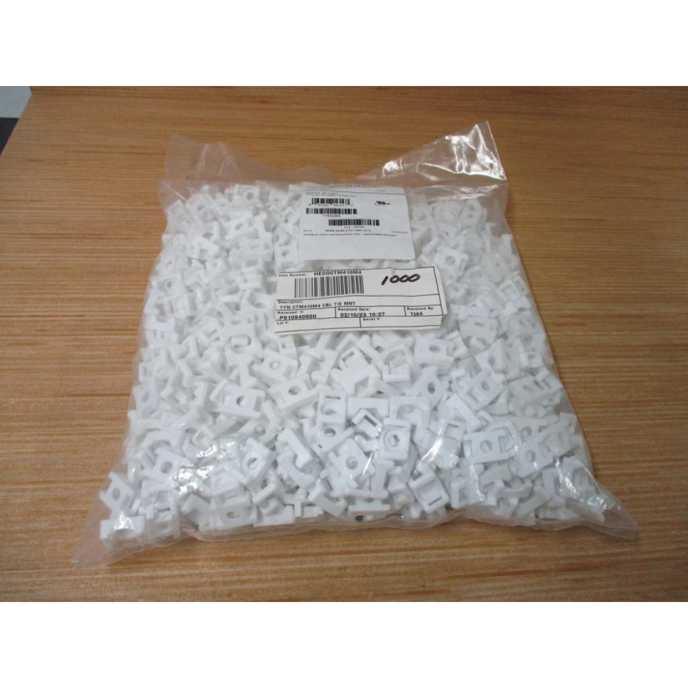 HellermannTyton CTM410M4 Mounts (Pack of 1000)
