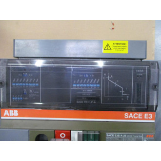 ABB E3S-A 25 SACE Circuit Breaker 2500AMP PR111P-A - Used