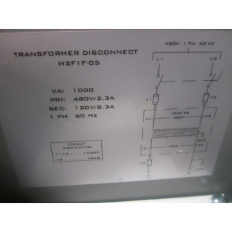Daykin M2F1F-05 Transformer Disconnect Enclosure M2F1F05 - Used