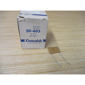 Centralab DF-403 Capacitor 0.04MFD 600VDC (Pack of 8)