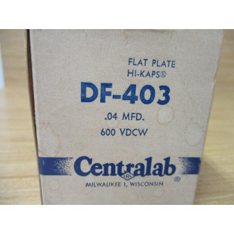 Centralab DF-403 Capacitor 0.04MFD 600VDC (Pack of 8)