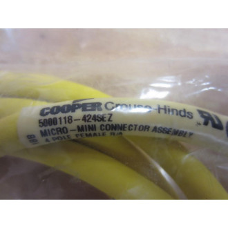 Crouse & Hinds 5000118-424SEZ Cooper 5000118424SEZ Cordset