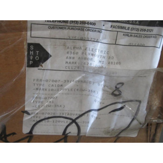 Kirlin FRR-07007-39 Emergency Light Fixture CA1DM - New No Box