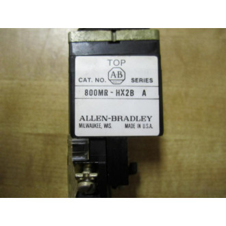 Allen Bradley 800MR-HX2B Switch 800MRHX2B Series ASingle Contact - Used