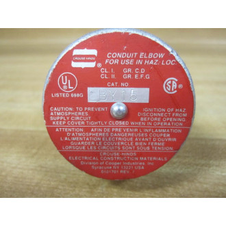 Crouse - Hinds LBY-15 Conduit Fitting LBY15 - New No Box