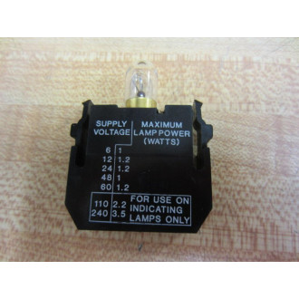 Cutler Hammer E22D Eaton Lamp Contact WBulb - New No Box