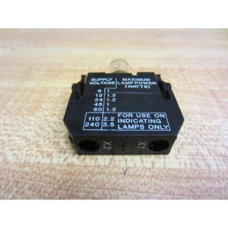 Cutler Hammer E22D Eaton Lamp Contact WBulb - New No Box