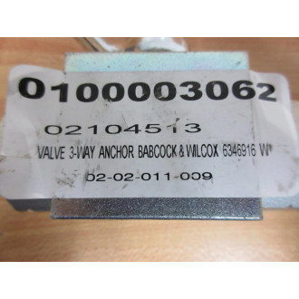 Babcock & Wilcox 6346916W Valve - New No Box