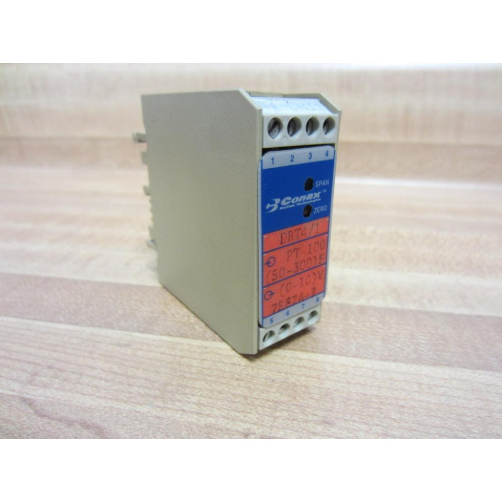 Conax Buffalo DRT41 Transmitter PT-100 (50-300)F (0-10)V - Used