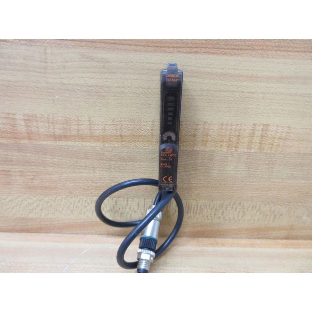Omron E3X-NA41 Photoelectric Sensor E3XNA41 - Used