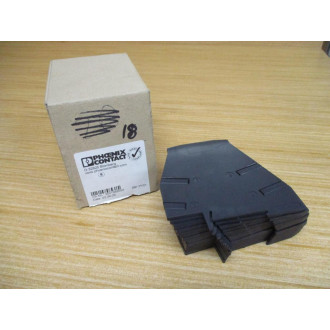 Phoenix Contact PLC-ATP BK PLC Terminal Separating Plate 2966841 (Pack of 18)
