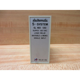 Electromatic SL-160-120 S-System Logic Relay SL160120 - Used