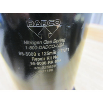 Dadco 95-5000 x 125mm-TNF1 Nitrogen Gas Spring 955000125MMTNF1 - New No Box