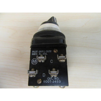 Allen Bradley 800T-J4B3 Contact Block 800TJ4B3 Complete Switch - New No Box