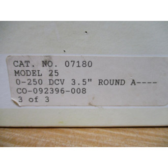 Simpson 07180 Volt Meter 25