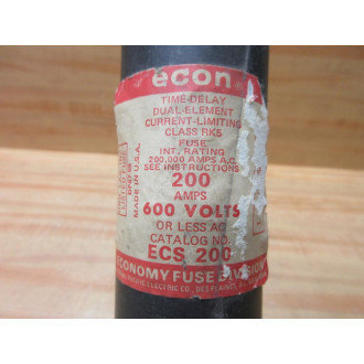 Economy Fuse ECS-200 Econ Fuse ECS200 - New No Box