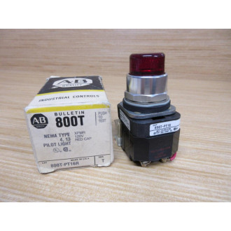 Allen Bradley 800T-PT16R Button w40171-002-01 & 800T-XA