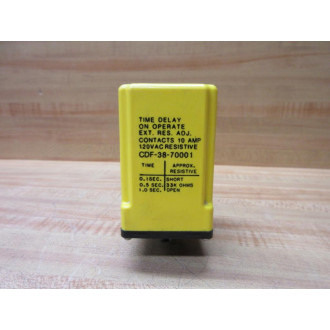 Potter & Brumfield CDF-38-70001 AMF Time Delay Relay - Used