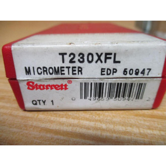 Starrett T230XFL Micrometer 50947 W Wrench