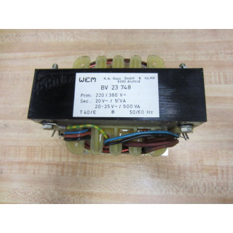 WEM BV 23 748 BV23748 Transformer - Used