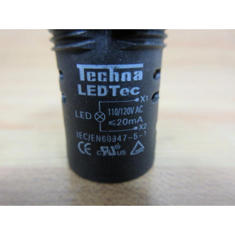 Techna LEDTEC-Y-110 Pilot Light Indicator LEDTECY110 - New No Box