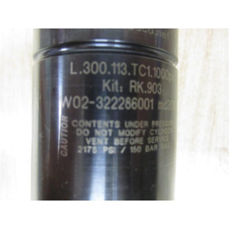 Dadco W02-322286001 Shock Absorber L.300.113.TC1.1000psi - New No Box