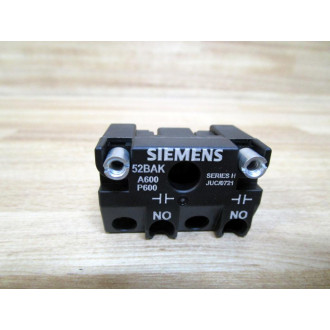 Siemens 52BAK Contact Block 6EXD5 Series H - New No Box