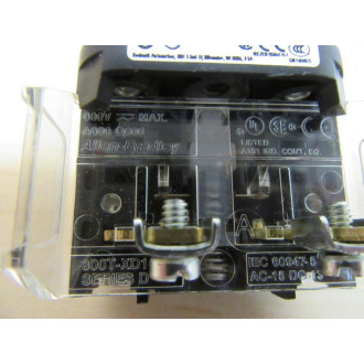 Allen Bradley 800T-B1D1 Push Button 800TB1D1 WLegend Plate - New No Box