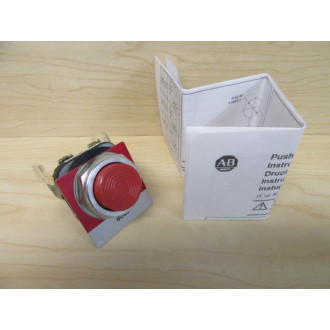 Allen Bradley 800T-B6D2 Push Button 800TB6D2 WLegend Plate