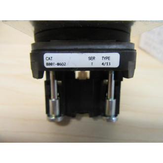 Allen Bradley 800T-B6D2 Push Button 800TB6D2 WLegend Plate