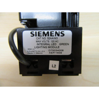 Siemens 52BT6M3A Push BUtton Switch