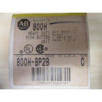 Allen Bradley 800H-BP2B Push Button Switch