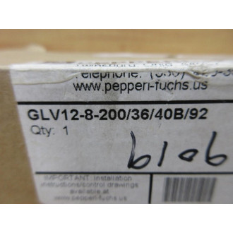 Pepperl + Fuchs GLV12-8-2003640B92 Photoelectric Sensor 84945