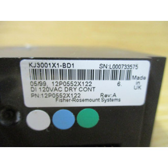 Fisher Rosemount KJ3001X1-BD1 Emerson Delta V Input Module 12P0552X122 - New No Box